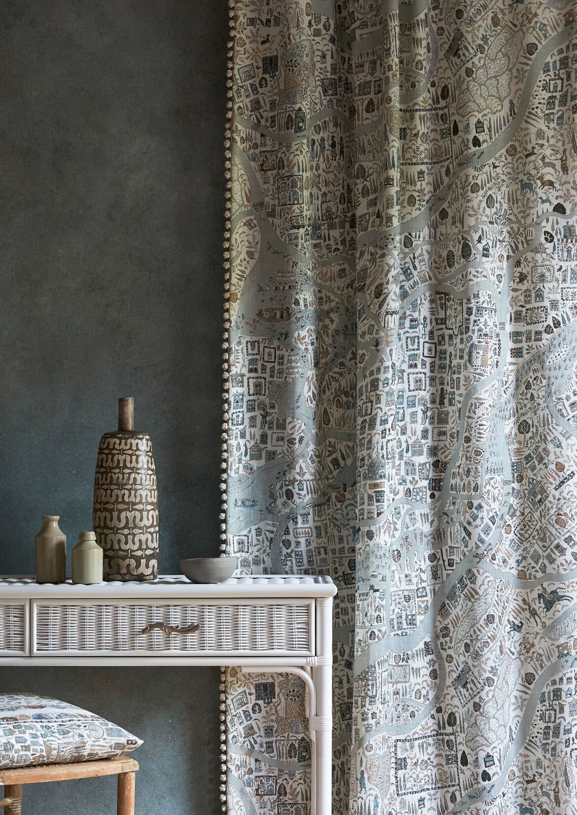 Utopia Aqua Vita Fabric, Fabrics in Ireland