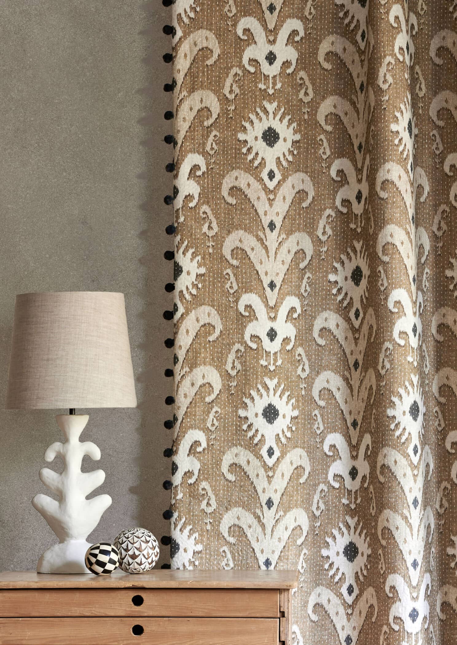 Kanthakat Black Bronze Fabric, Fabrics in Ireland