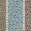Asha Stripe Blue Almond Fabric, Fabrics in Kildare