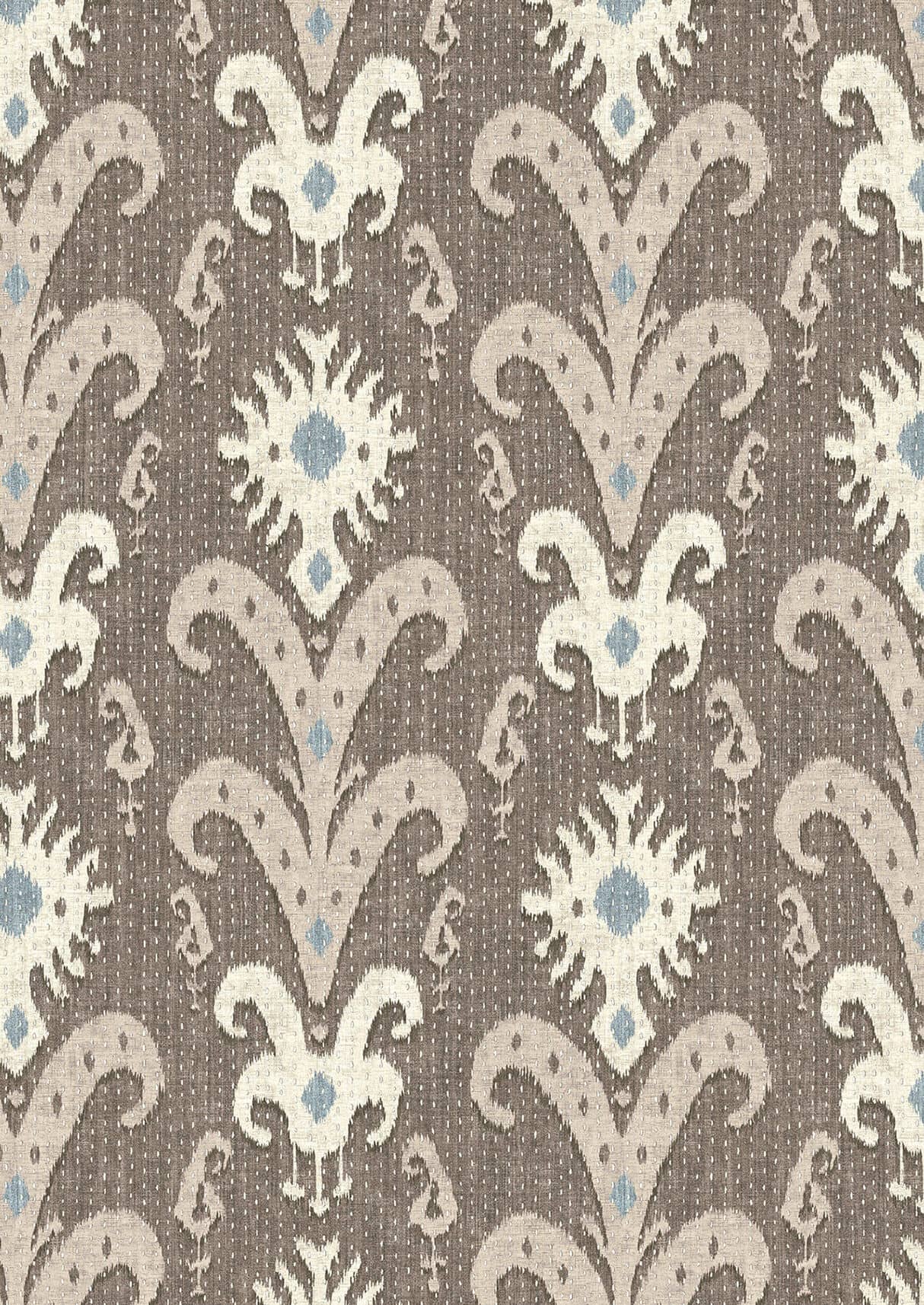 Kanthakat Cocoa Sky Fabric, Fabrics in Naas
