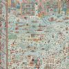 The Map Mini Garland Fabric, Fabrics in Naas