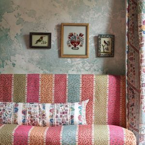 Asha Stripe Jaipur Spice Fabric, Fabrics in Kildare