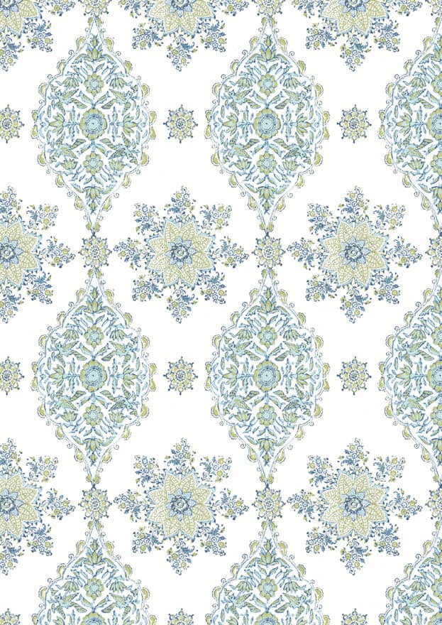 Pashmina LG Lapis Lime Fabric, Fabric in Kildare