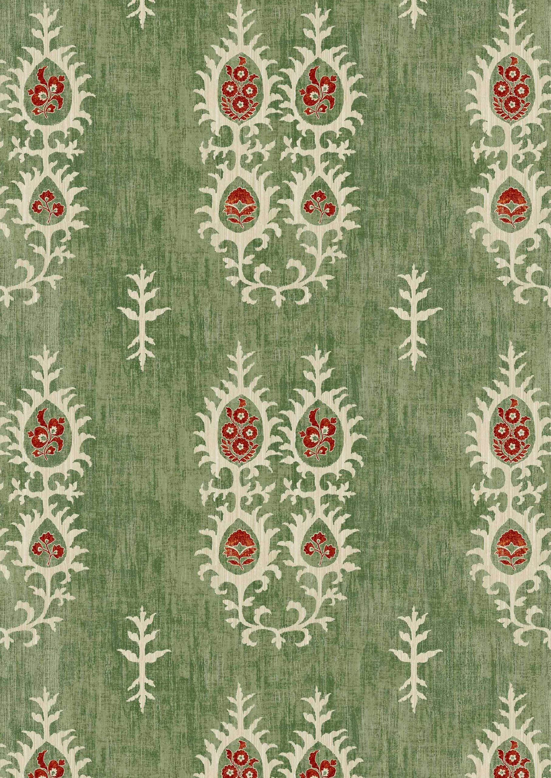Tribal Limpopo Green Fabric, Fabrics in Ireland