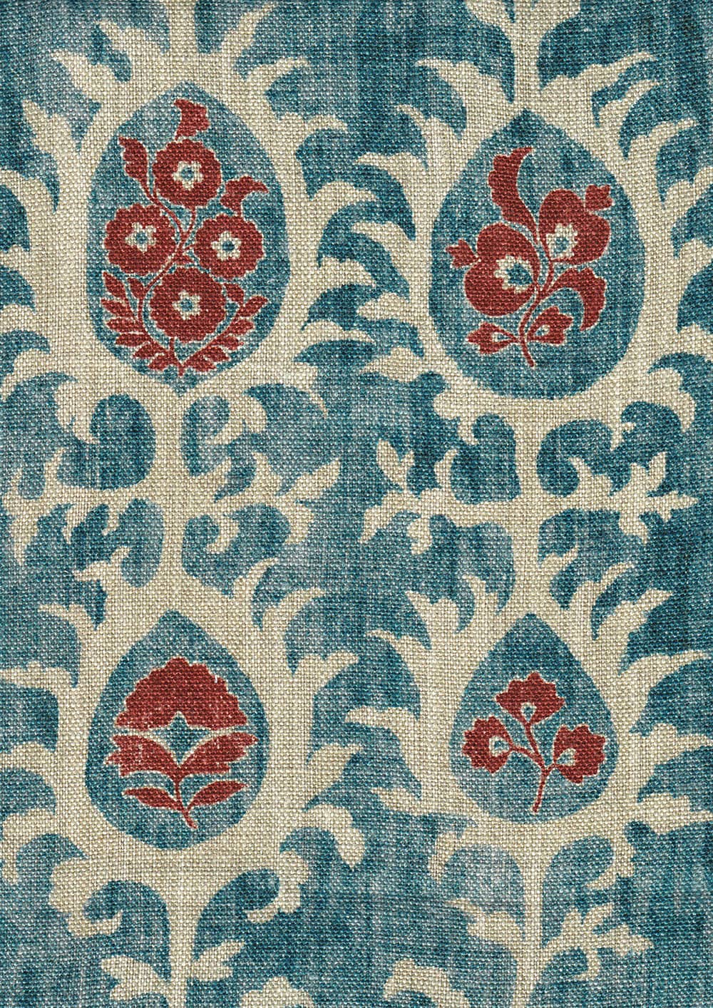 Tribal Masai Blue Fabric, Fabrics in Naas