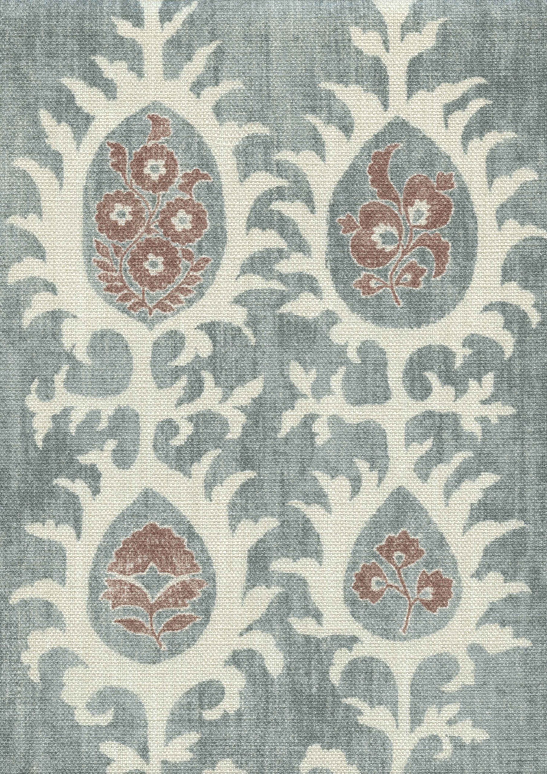 Tribal Monsoon Blue Fabric, Fabrics in Kildare