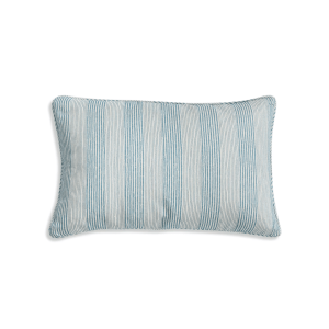 Oblong Cushion Teal Ticking Cushion in Naas