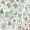 The Map Maxi Pistachio Rose Fabric, Fabrics in Kildare