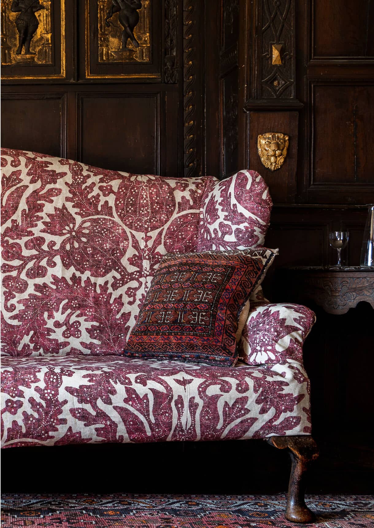 Pomegranate Raspberry Fabric, Fabrics in Ireland