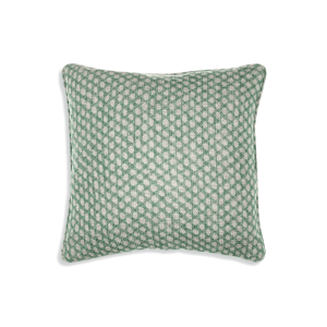 Square Cushion Green Wicker Cushion in Ireland