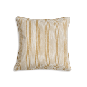 Square Cushion Yellow Ticking Cushion in Ireland