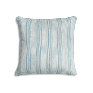 Square Cushion Teal Ticking Cushion in Ireland