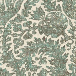 Pomegranate Verdigris Fabric, Fabrics in Naas