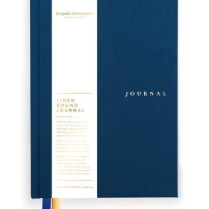 Navy Journal, Linen Bound, Journal in Naas