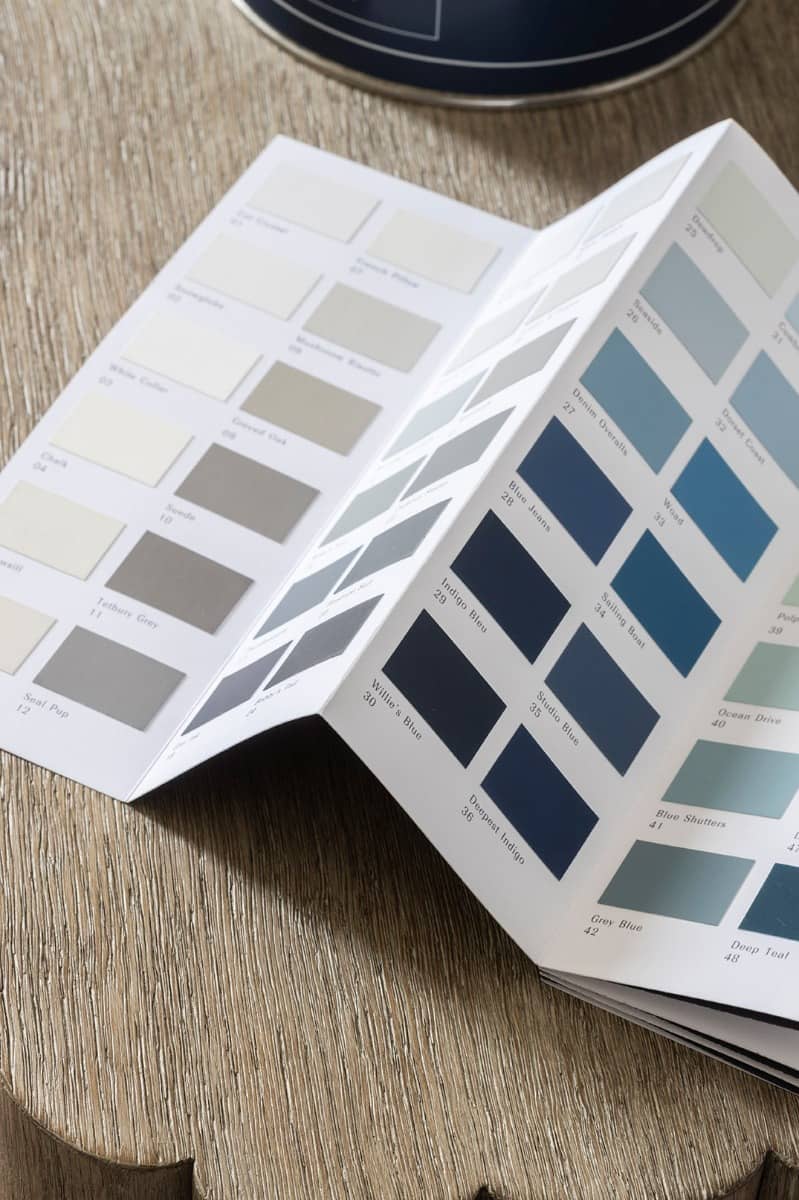 Paint Colour Card Lamp Base in kildare