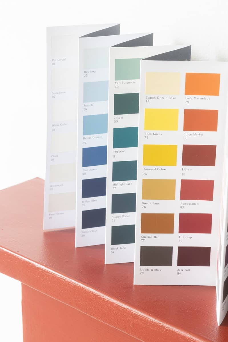 Paint Colour Card Lamp Base in kildare