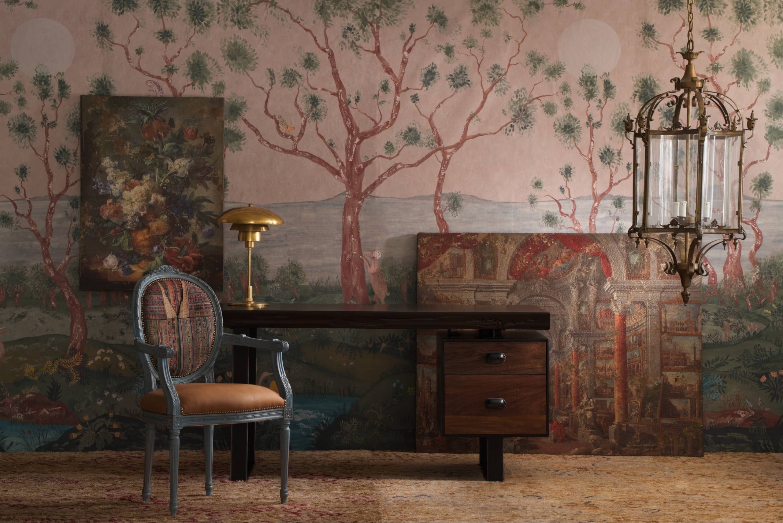 Dusk, Lantern Parade, Andrew Martin Wallpaper in Kildare