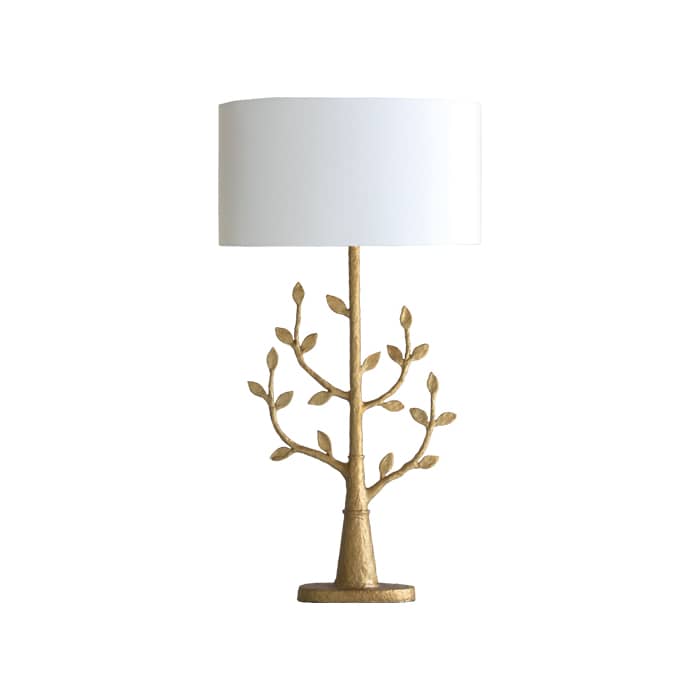 Millana Table Lamp Base, Gilded lamp in Kildare