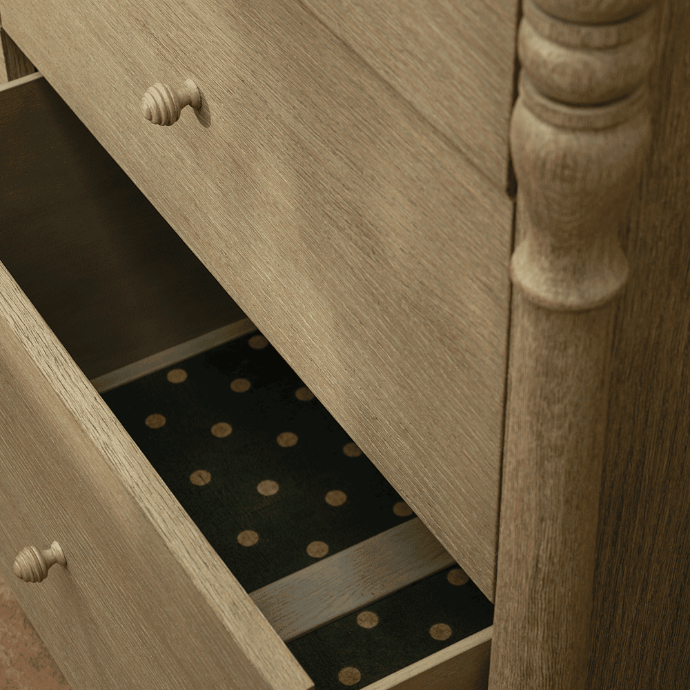 Furniture Chest of Drawers Morris Buffet Greyed Oak Ireland