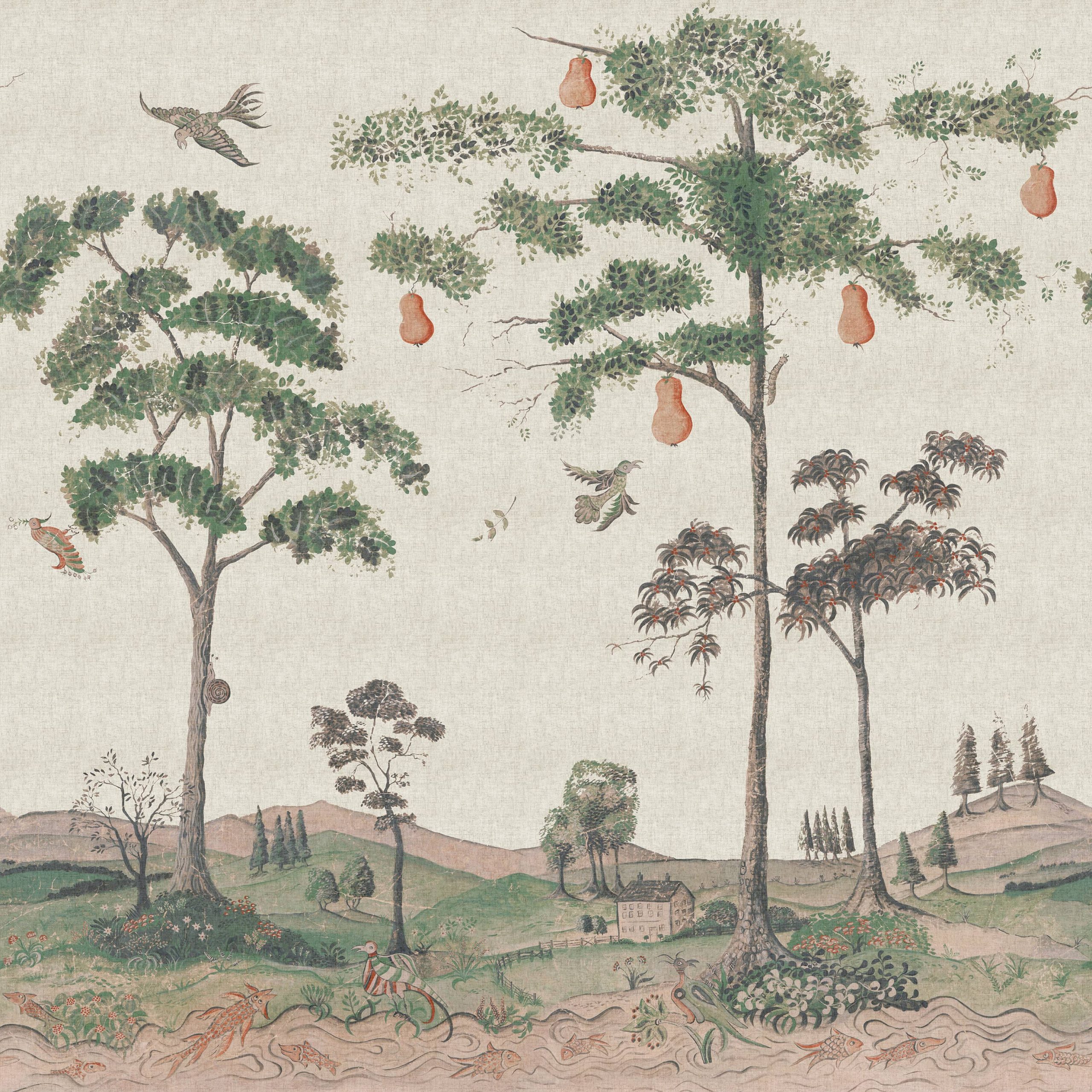 On Linen, Mythical Land, Andrew Martin Wallpaper in Kildare