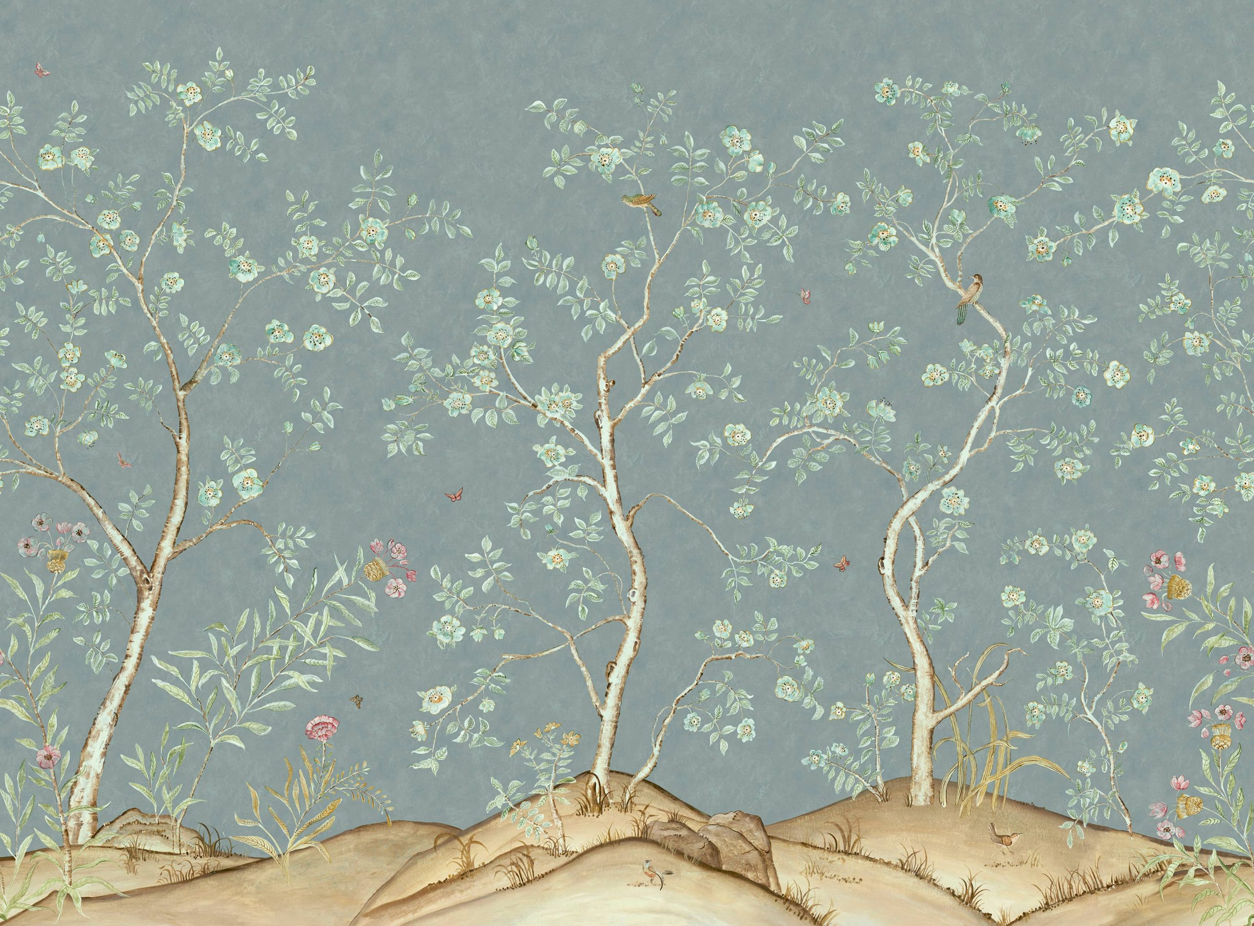 Rain, Songbird Wallpaper, Andrew Martin Wallpaper in kildare