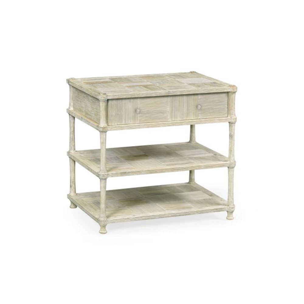 Furniture Bywater Side Table with Drawer Washed Acacia Ireland