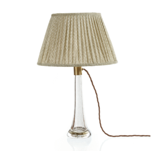 alt="fermoie green round lampshade"