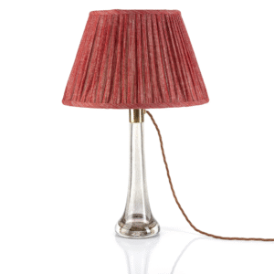 alt="fermoie fuchsia round lampshade"