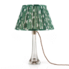 alt="fermoie green round lampshade"