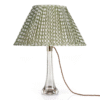 alt="fermoie green oval lampshade"
