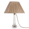 alt="fermoie brown oval lampshade"