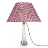 alt="fermoie fuchsia oval lampshade"