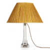 alt="fermoie yellow oval lampshade"