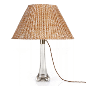 alt="fermoie orange oval lampshade"