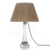 alt="fermoie brown round lampshade"
